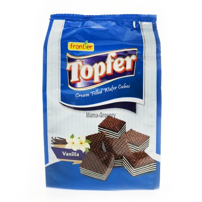 Frontier Topfer Cream Filled Wafer Cubes Vanilla 180g